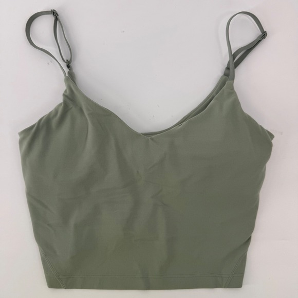Lululemon Tops - Lululemon Align Tank Top Womens 6 Sage Green Nulu Cropped V-Neck LW1EZJS